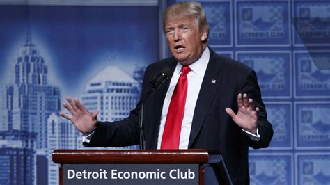 Fact Check Donald Trump Unveils His Economic Plan In Major Detroit