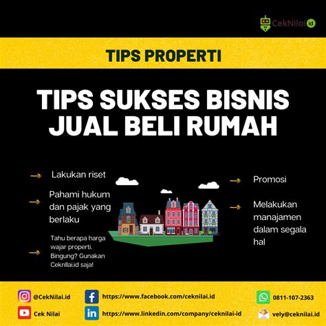 Kami juga menerima titip jual beli sewa property milik anda dan pembayaran dengan credit card. Tips Sukses Bisnis Jual Beli Rumah - Penilaian.id