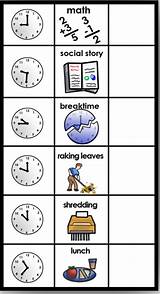 Schedule Pictures For Autistic Students Images