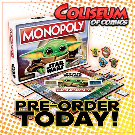Pre Order Monopoly Star Wars The Child Coliseum Of Comics