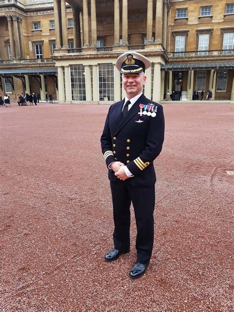 Hms King Alfred Reservist Awarded An Obe Royal Navy