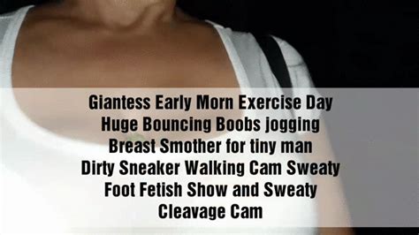 Lola Loves Fetish Clips Giantess Early Morn Exercise Day Huge