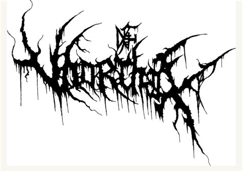Unreadable Black Metal Band Logos