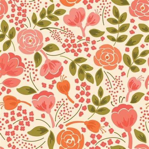 Beauty Seamless Roses And Hearts Pattern Stock Vector Image By ©maria