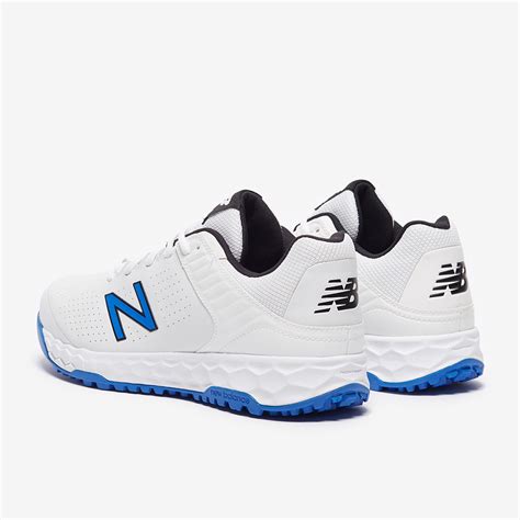 New Balance Ck4020 Turf Cricket Shoe White Blue Mens Shoes