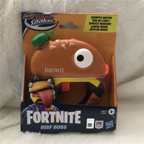 Fortnite Beef Boss Nerf Super Soaker Hasbro Toy Squirts Water Picclick