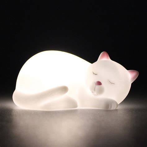 Mini Sleeping Cat Led Night Light