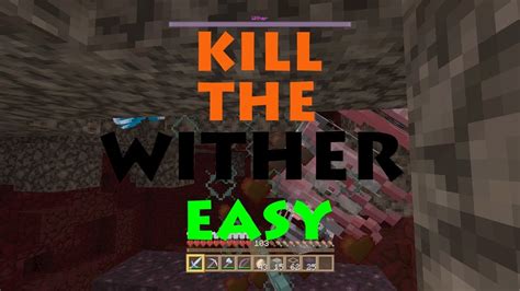 Easiest Method To Kill The Wither 116 Minecraft Hardcore Youtube
