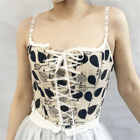 Lace Up Corset Top Bustier Lingerie Women Strap Renaissance Plus Size