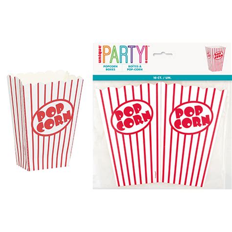 10pk Popcorn Boxes Online Costume Shop Australia