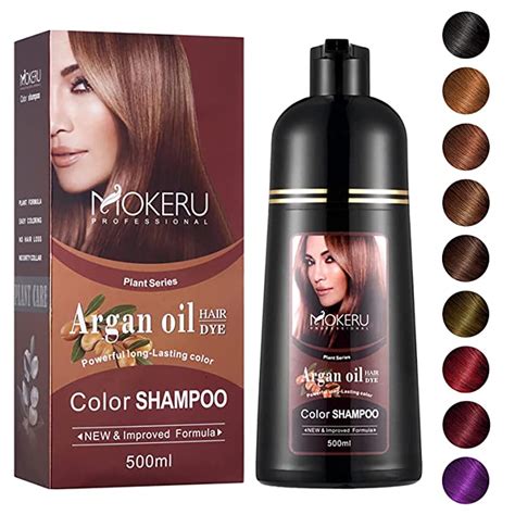 Amazon Com Chestnut Brown Hair Dye Fl Oz Argan Oil Chestnut Brown Hair Shampoo In