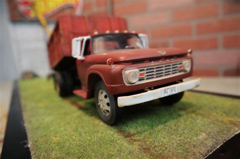 Ford F600 And Grain Bin Scale Model The Junk Mans Adventures