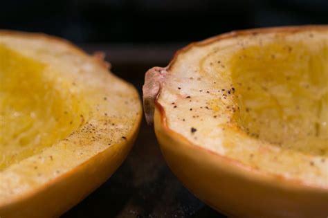 Healthy Easy Roasted Spaghetti Squash Recipe With Garlic Butter Sauce