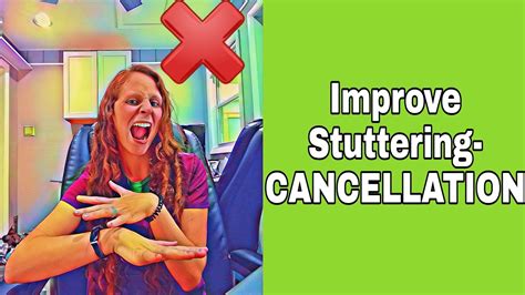 How To Stop Stuttering Practice Exercises Cancellation Youtube