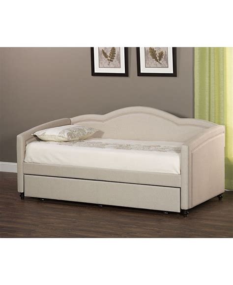 Hillsdale Jasmine Upholstered Daybed With Trundle Macys