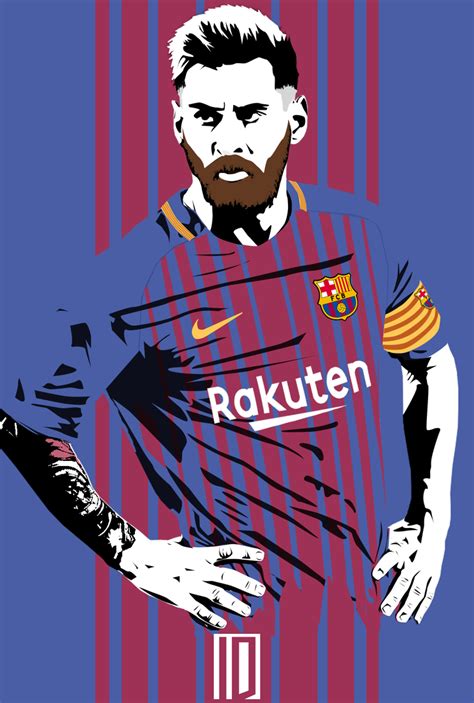 Leo Messi Vector Wallpaper By Individualdesign On Deviantart