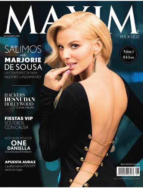 MARJORIE DE SOUS In Maxim Magazine Mexico November Issue HawtCelebs