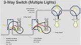 Here we have a single light controlled by 3 way switches. 3-Way Switch Wiring (Multiple Lights) - Electrical Blog