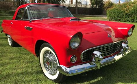 1955 Ford Thunderbird T Bird Convertible Hardtop 3 Speed With Overdrive