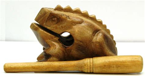 Wooden Croaking Frog Musical Instrument By Universal Specialties