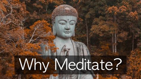 Mindfulness Meditation The Most Important Reason Why To Meditate Youtube