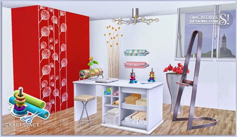 My Sims 3 Blog Craft Space Set By Simcredible Designs