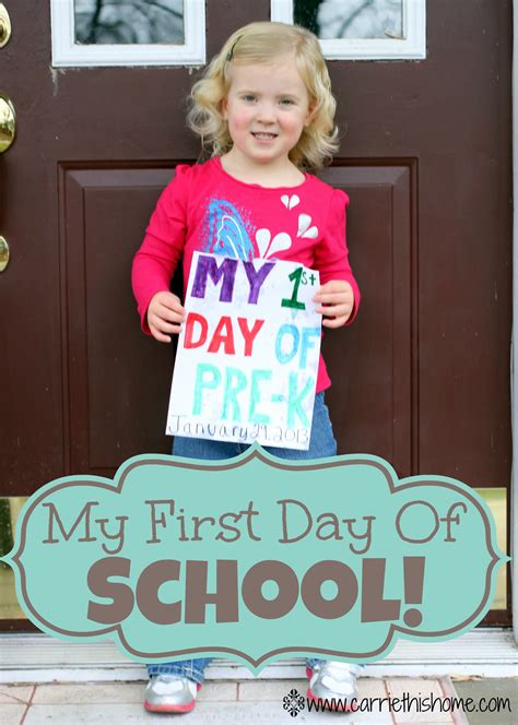 First Day Of School