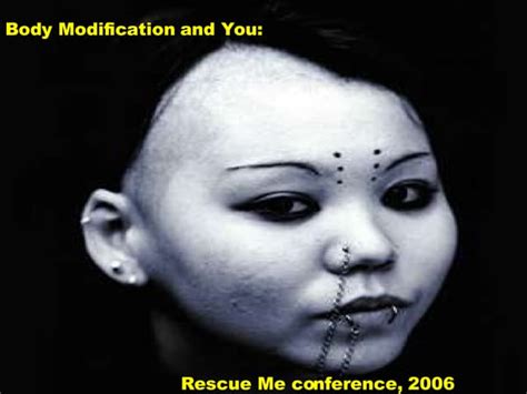 Body Modification Rescue Conference Presentation Ppt