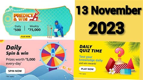 Amazon Daily Predict And Win Quiz Answer Today I Amazon Quiz Answer Today