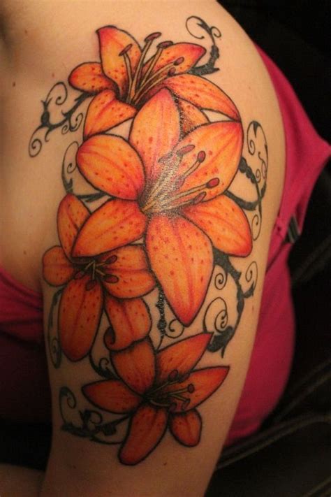 Lily Flowers Tattoo 12 60 Beautiful Lily Tattoo Ideas Tattoo Lily