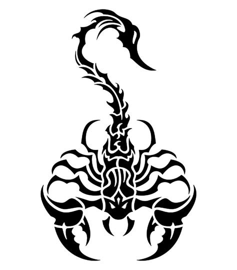 Scorpion Tribal Tattoo Digital Art By Tom Hill Pixels