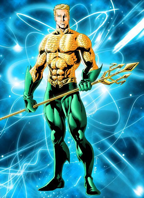 Aquaman And His Trident With Images Aquaman Dc Comics Superheroes