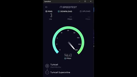 Turkcell Superonline Mbps Hız Ping Testi YouTube