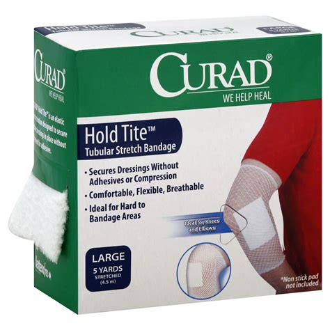 Curad Hold Tite Tubular Stretch Bandage, Large, 1 Bandage