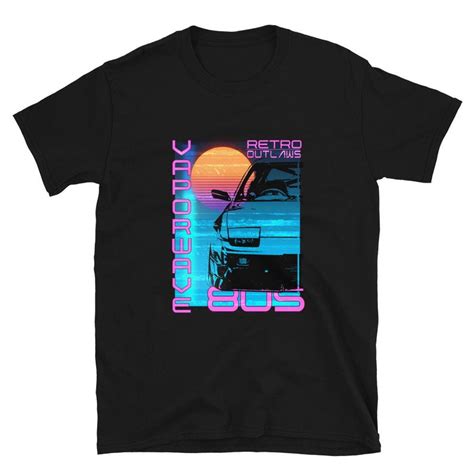 Vaporwave Short Sleeve T Shirt Retro Futurism Vaporwave 80s Etsy