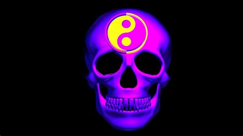18 Awesome Neon Skull Wallpapers Wallpaper Access