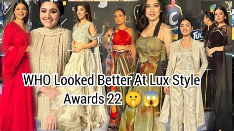 Pakistani Actresses Who Attended Lux Style Awards 2022 What They Wore