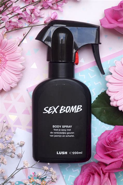 Review Lush Sex Bomb Body Spray Oh My