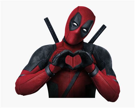 Deadpool Clipart Heart Deadpool Heart Transparent Free