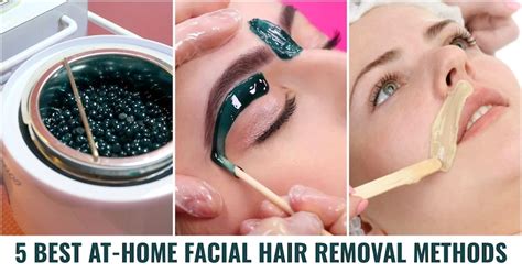 top 5 facial hair removal methods