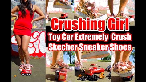 Kati Toy Car Crush Trample Giantess Crushing Toys Stomping Sneaker Toycarcrush Trample