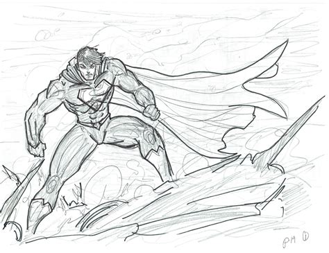 Artstation 2013 Superman Unchained 1 Layouts