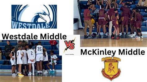 Westdale Middle Vs Mckinley Middle Basketball First Half Youtube