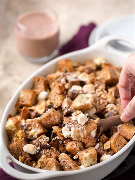 Overnight Smores French Toast Casserole The Chunky Chef