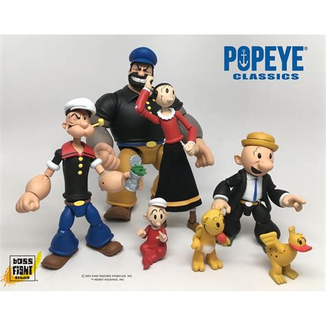 Popeye Classics Wave 1 Castor Oyl 112 Scale Action Figure