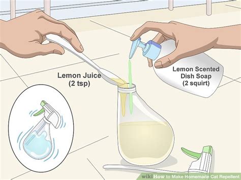 One of the great things about this particular recipe is that you'll likely have some vinegar at home. The 5 Best Ways to Make Homemade Cat Repellent - wikiHow