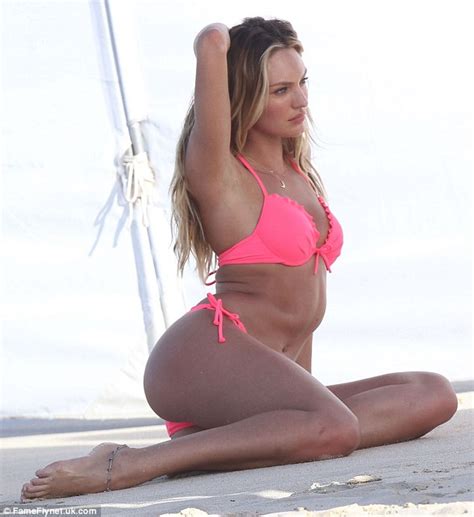 Candice Swanepoel Stretches Out Her Flawless Figure In Several Bikinis Against The Stunning St