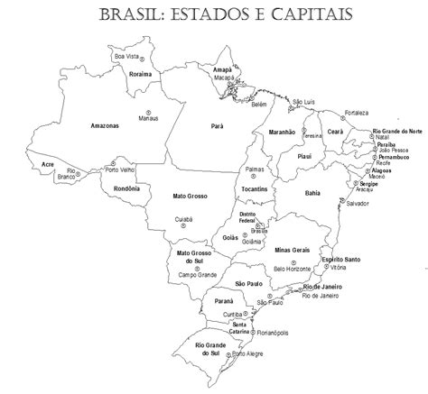 Capitais Do Brasil → Lista Completa Estado E Regiões