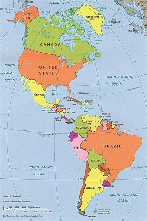 Continente Americano Mapas Del Mundo Mapa De America Mapa De America