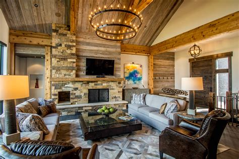 22 Antique Rustic Themed Living Room Home Decoration And Inspiration